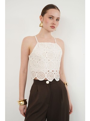 Very Moda Güpür Askılı Büstiyer | D2368