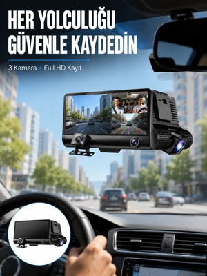 Skygo Çift ve Üçlü Lens Seçeneği ile Tüm Açılardan Kayıt Yapan Araç Kamerası Yeni Nesil
