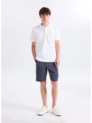 Dockers Mavi Erkek %100 Pamuk Straight Şort A1623-10