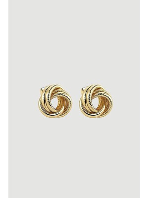 Gusto Sarmal Küpe - Gold