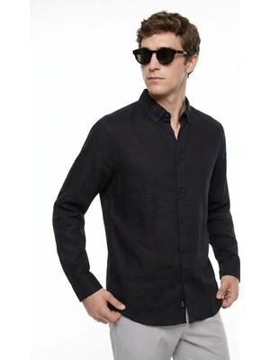 Dockers Siyah Erkek Regular Fit Gömlek D261001