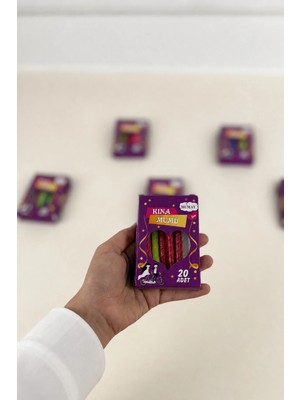 Azra Kına Parti Kına Mumu, Söz, Nişan, Nikah, Düğün, Doğum Günü,pasta Mumu Bride To Be,kına Gecesi Mumu 20ADET