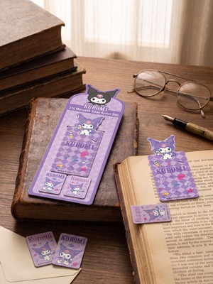 Bakgelal Sanrio Lisanslı Kuromi 3’lü Manyetik Kitap Ayracı Seti – Pastel Dondurma Tasarım