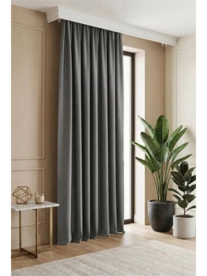 Miabella Home Mr.stock Blackout Işık Geçirmez Güneşlik Fon Perde Tek Kanat  - 12189