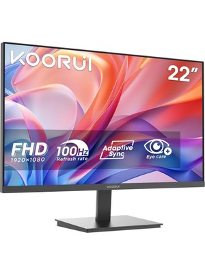 Koorui 22N1 21.5" 6 Ms Full Hd 75 Hz Monitör Outlet