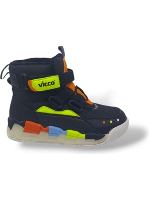 Vicco Lesi Unisex Çocuk Siyah Bot