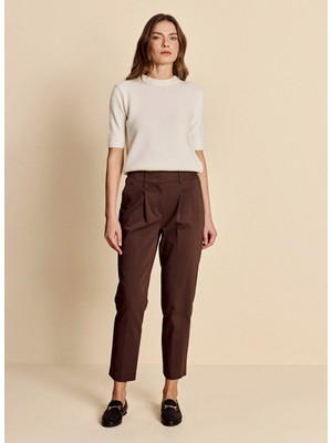 Brooks Brothers Kahverengi Kadın Pantolon BBFW26FPT013