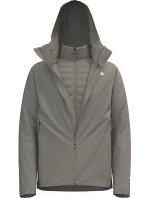 The North Face M Carto Mono Trıclımate Hooded Jkt Gri Erkek Spor Mont