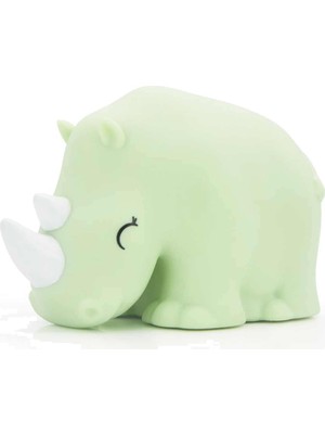 Dhink DHINK477 Baby Rhino Gece Lambası, Yeşil