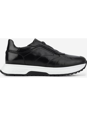 Valmenti Erkek Hakiki Deri Siyah Sneakers & Spor Ayakkabı 1202 L006 Erk Ayk SK26-27 Sıyah Santo
