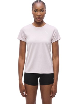 Puma W Tad Essentıal Crew Tee Kadın Pembe Koşu T-Shırt