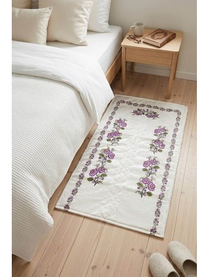 TeknoKapsül Kanaviçe Dijital Baskılı Kadife Tek Seccade 70X110CM