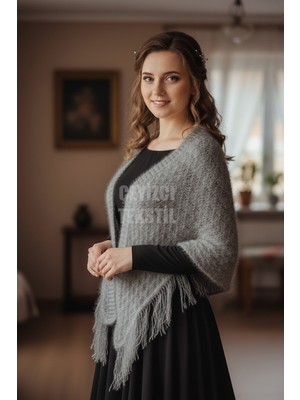 TeknoKapsül Çeyizlik Şal, Gelin Nişan Bohçası, Simli Şal, Lüks Şal