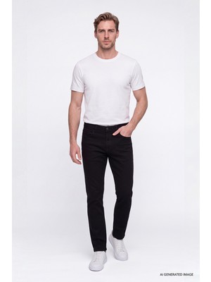 Altınyıldız Classics Pamuklu Comfort Fit Rahat Kesim 5 Cepli Esnek Rahat Jean Kot Denim Pantolon