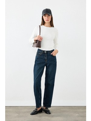 Gusto Balon Fit Denim Pantolon - Lacivert