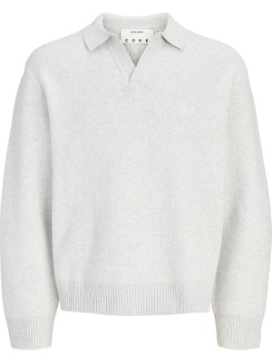 Jack & Jones Erkek Loose Fit Split Yaka Triko Polo Üst - Legacy