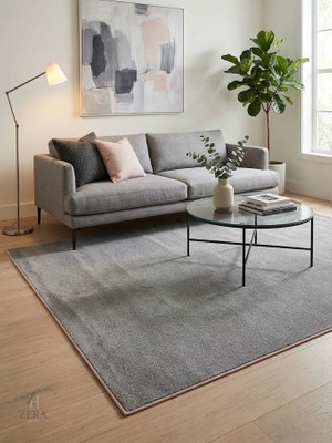 Zera Home Düz Renk Makine Dokuma Halı 10 mm Kalınlık Modern Salon ve Oturma Odası Halısı