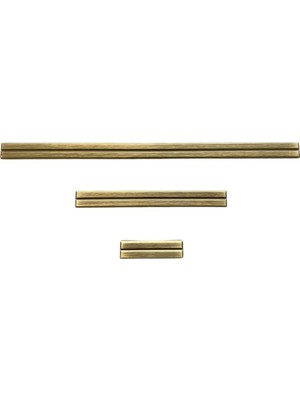 System 9255 Çizgili Modern Kulp Antik Renk 160 mm Çok Renkli