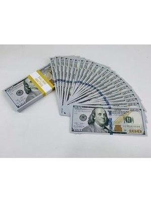 Odea Gerçekci 1. Kalite Gramajlı 10000 Dolar 1 Deste Düğünparası Açık Yeşil