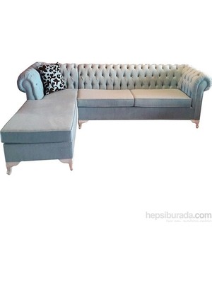 3A Mobilya L Kanepe Chesterfield
