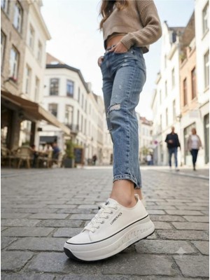 Lumberjack Novarıa 6pr 102695679 Kadın Sneaker Ayakkabı Beyaz 36-40