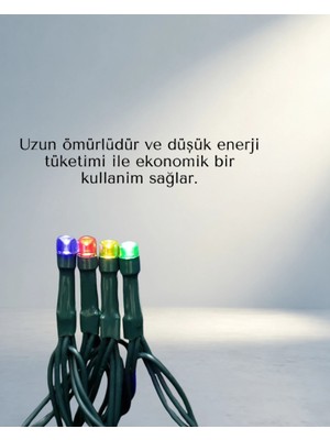 TKÇ Zarif 2x2 LED Perde Işık - 8 Fonksiyonlu Parti Dekorasyonu