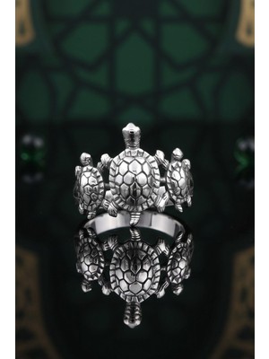 Prestige Gümüş Kaplumbağa Figürlü 925 Ayar Gümüş Unisex 902799