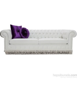White Swan Chesterfield Beyaz