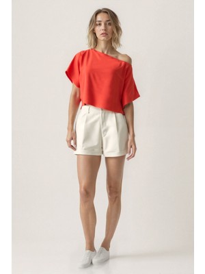 Kayık Yaka Salaş Bluz