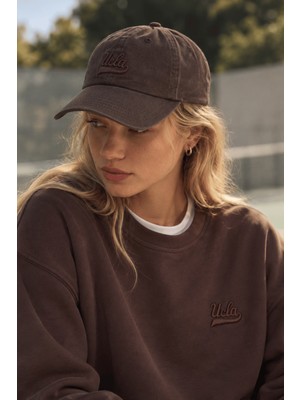 Ucla Fortuno Kahve Baseball Cap Nakışlı - Unisex Şapka