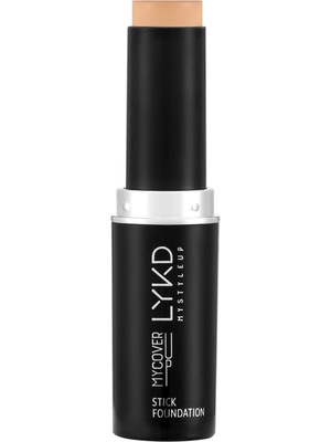 Lykd Mycover Stick Fondöten, Hafif Yapı, Yüksek Kapatıcılık, Gün Boyu Kalıcı (128 Light Beige)
