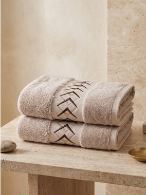 Dantela True 2'li Nakışlı El Havlusu Seti 50X90 cm