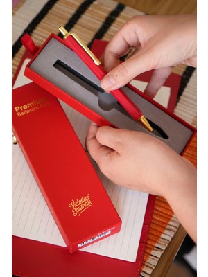 Victoria's Journals Premium Tükenmez Kalem – Metal Gövde, Mavi Yazım, Özel Hediye Kutulu