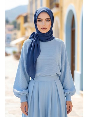 Tesettür Kaymaz Üçgen Krep Şal,ps-63