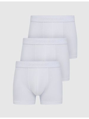 Pierre Cardin Beyaz Modal Karışımlı 3'lü Iç Giyim Boxer Set 50332479 600
