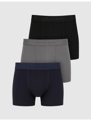 Pierre Cardin Çok Renkli Modal Karışımlı 3'lü Iç Giyim Boxer Set 50332531 999