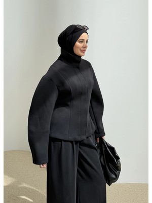 Moda Aksa 2186 VUCÜDA GÖRE ŞEKİL ALAN RAHAT FORM CEKET