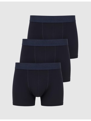 Pierre Cardin Lacivert Modal Karışımlı 3'lü Iç Giyim Boxer Set 50332480 200