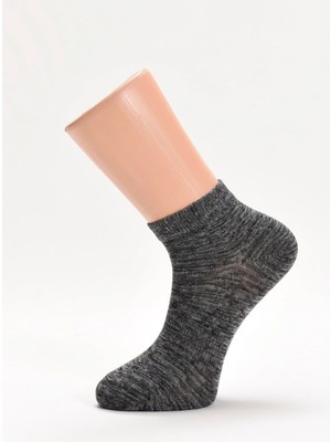 Dore Erkek Naturel Fiber Patik Çorap Çorap - Muline Gri