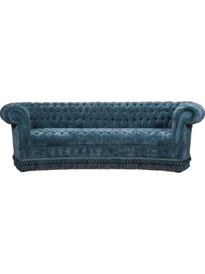 3A Mobilya Petreol Green Chesterfield