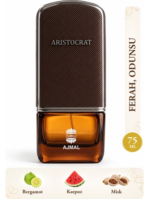 Ajmal Aristocrat Edp Erkek Parfüm 75 ml | Ferah ve Odunsu | Bergamot, Karpuz, Misk, Amber
