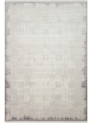 Eko Halı Pera 01 Grey Akrilik Yıkanabilir Kaymaz Tabanlı Modern Halı