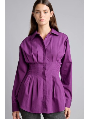 DeFacto %100 Pamuk Fitted Poplin Gömlek G8610AX26AU