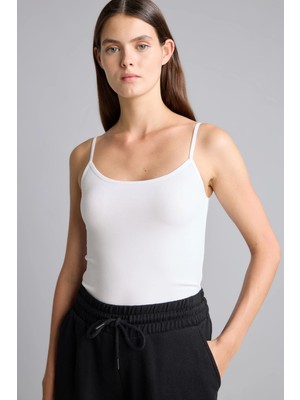 DeFacto Regular Fit İnce Askılı Pamuklu Atlet M6858AZ26AU