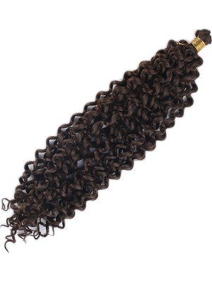 Akıllı Bayi Afro Dalgası Saç - Açık Kahve