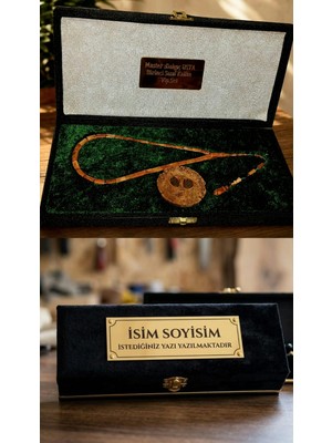 Gündüz Ticaret Dalgıç Usta Imzalı Kesme Kuka Tesbih Özel Kutusunda Kuka Malzemesi Ile Birlikte Koleksiyonluk Vip