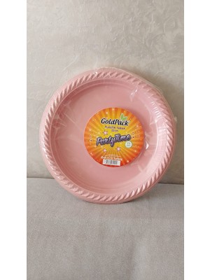 Evim 365 25LI Tek Kullanımlık Plastik Tabak Pembe
