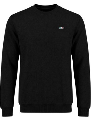 Oil Company Erkek Sweatshirt – 4 Mevsim Bisiklet Yaka Günlük Sweatshirt