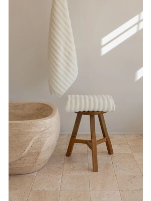 İrya Arora %100 Pamuk 2'li Havlu Seti 80X150 cm Milk