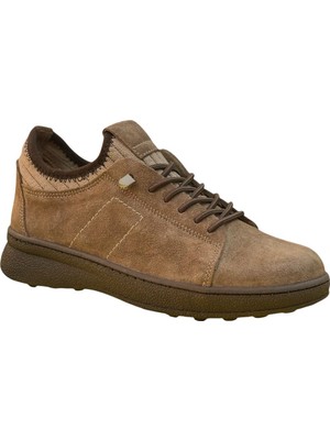 Mammamia D26KA-510-B Vizon Süet Kadın Comfort Ayakkabı